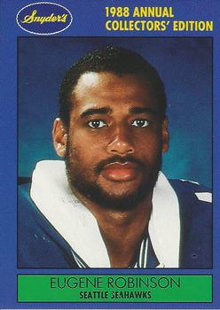 1988 Snyder's Seattle Seahawks #4 Eugene Robinson Front