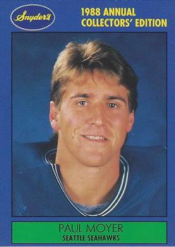 1988 Snyder's Seattle Seahawks #7 Paul Moyer Front