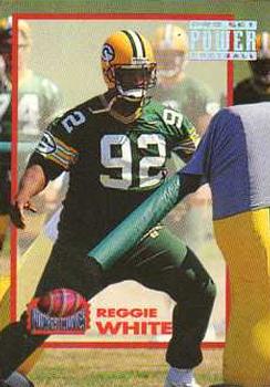 1993 Pro Set Power - Power Moves #PM8 Reggie White Front