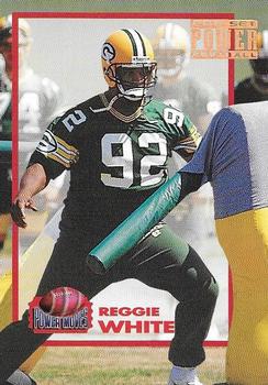 1993 Pro Set Power - Power Moves Gold #PM8 Reggie White Front