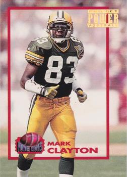 1993 Pro Set Power - Power Moves Gold #PM39 Mark Clayton Front