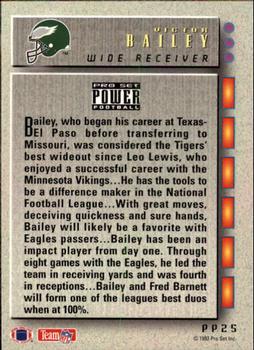 1993 Pro Set Power Update - Power Prospects #PP25 Victor Bailey Back