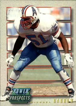 1993 Pro Set Power Update - Power Prospects #PP33 Micheal Barrow Front