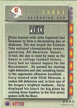 1993 Pro Set Power Update - Power Prospects #PP43 Eric Curry Back