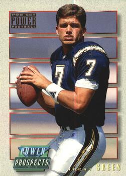1993 Pro Set Power Update - Power Prospects Gold #PP3 Trent Green Front