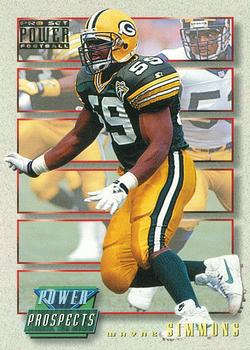 1993 Pro Set Power Update - Power Prospects Gold #PP29 Wayne Simmons Front