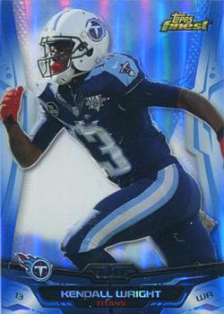 2014 Finest - Blue Refractors #41 Kendall Wright Front