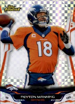 2014 Finest - Xfractors #50 Peyton Manning Front