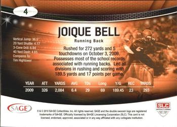 2010 SAGE #4 Joique Bell Back