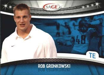 2010 SAGE #23 Rob Gronkowski Front