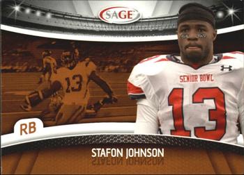 2010 SAGE #27 Stafon Johnson Front