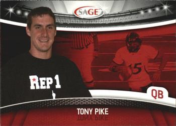 2010 SAGE #38 Tony Pike Front