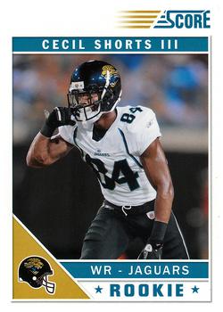 2011 Score - Updates #318 Cecil Shorts III Front