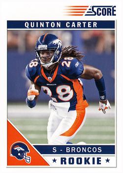 2011 Score - Updates #375 Quinton Carter Front