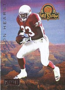 1996 Playoff Super Bowl Card Show #3 Garrison Hearst Front