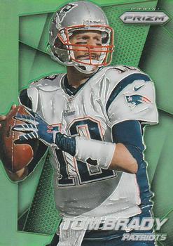 2014 Panini Prizm - Green Prizm #36 Tom Brady Front