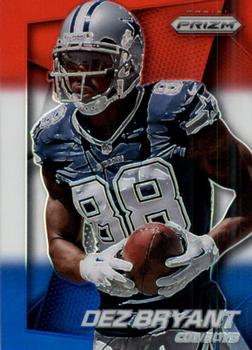 2014 Panini Prizm - Red White And Blue Prizm #3 Dez Bryant Front
