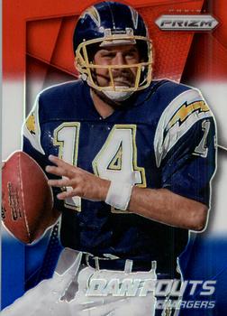 2014 Panini Prizm - Red White And Blue Prizm #66 Dan Fouts Front