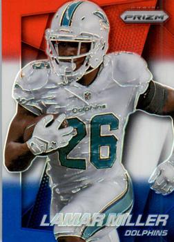 2014 Panini Prizm - Red White And Blue Prizm #84 Lamar Miller Front