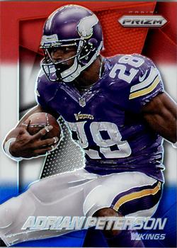 2014 Panini Prizm - Red White And Blue Prizm #115 Adrian Peterson Front