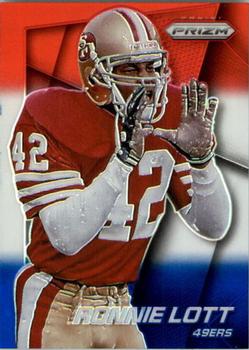 2014 Panini Prizm - Red White And Blue Prizm #128 Ronnie Lott Front