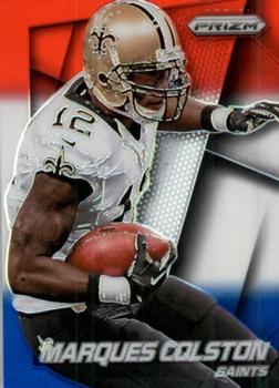 2014 Panini Prizm - Red White And Blue Prizm #196 Marques Colston Front