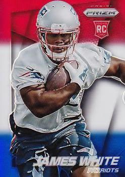 2014 Panini Prizm - Red White And Blue Prizm #205 James White Front