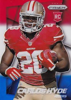 2014 Panini Prizm - Red White And Blue Prizm #214 Carlos Hyde Front