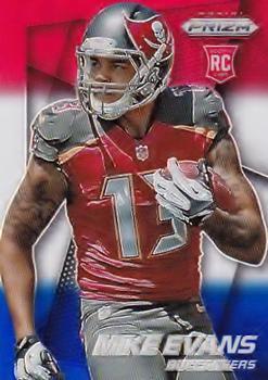 2014 Panini Prizm - Red White And Blue Prizm #216a Mike Evans Front