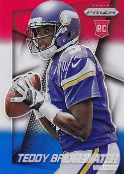 2014 Panini Prizm - Red White And Blue Prizm #242a Teddy Bridgewater Front