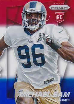 2014 Panini Prizm - Red White And Blue Prizm #264 Michael Sam Front