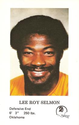 1980 Tampa Bay Buccaneers Police #NNO Lee Roy Selmon Front