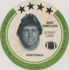 1981 Holsum Discs #NNO Gary Danielson Front