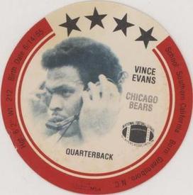 1981 Holsum Discs #NNO Vince Evans Front