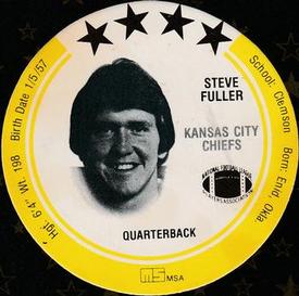 1981 Holsum Discs #NNO Steve Fuller Front