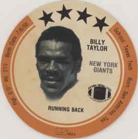 1981 Holsum Discs #NNO Billy Taylor Front