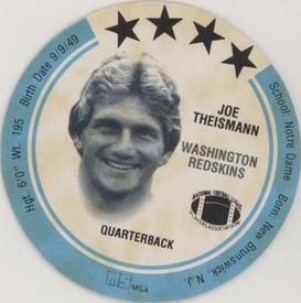 1981 Holsum Discs #NNO Joe Theismann Front