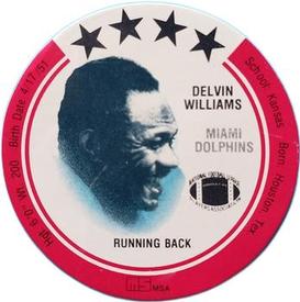 1981 Holsum Discs #NNO Delvin Williams Front