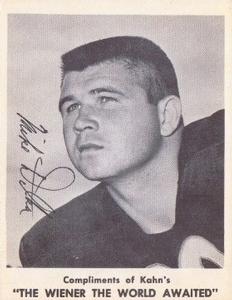 1963 Kahn's Wieners #NNO Mike Ditka Front