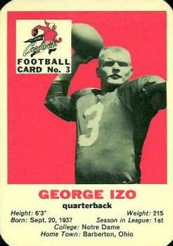 1960 Mayrose Franks St. Louis Cardinals #3 George Izo Front