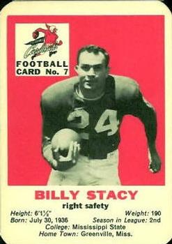 1960 Mayrose Franks St. Louis Cardinals #7 Bill Stacy Front
