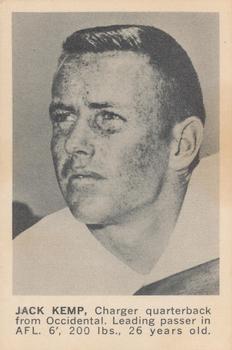 1961 Golden Tulip San Diego Chargers #NNO Jack Kemp Front