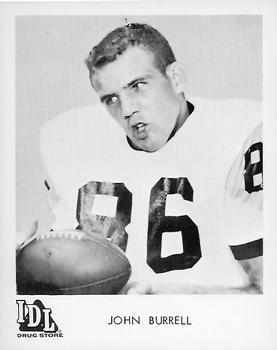 1963 IDL Pittsburgh Steelers #NNO John Burrell Front