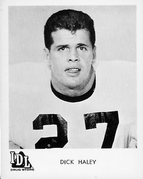 1963 IDL Pittsburgh Steelers #NNO Dick Haley Front