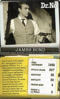 2008 Top Trumps Limited Editions 007 The Best of James Bond #NNO James Bond Front