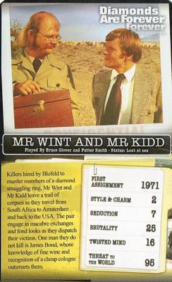 2008 Top Trumps Limited Editions 007 The Best of James Bond #NNO Mr Wint and Mr Kidd Front
