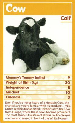 2010 Top Trumps Baby Animals #NNO Cow Front