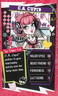 2013 Top Trumps Monster High Minis #NNO C.A.Cupid Front