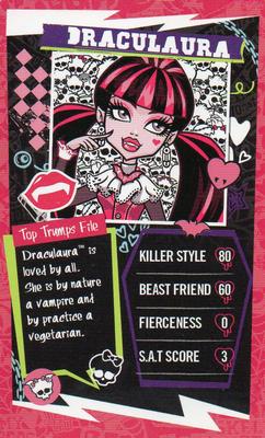2013 Top Trumps Monster High Minis #NNO Draculaura Front