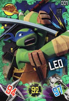 2013 Panini Teenage Mutant Ninja Turtles Turtle Power TCG #1 Leo Front